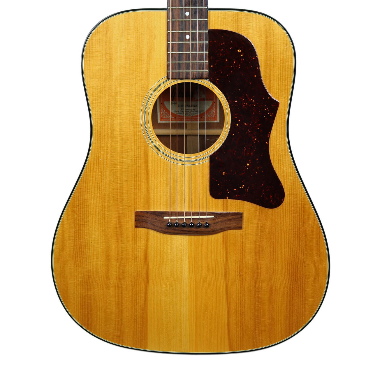 Vintage 1970's Gibson J-50 Deluxe Dreadnought Acoustic Guitar