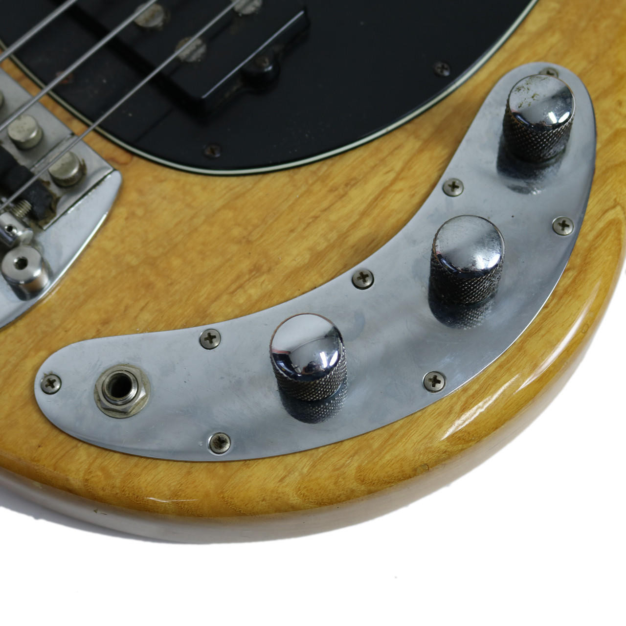 1990 Ernie Ball Music Man Stingray 4 Bass Guitar Natural Finish