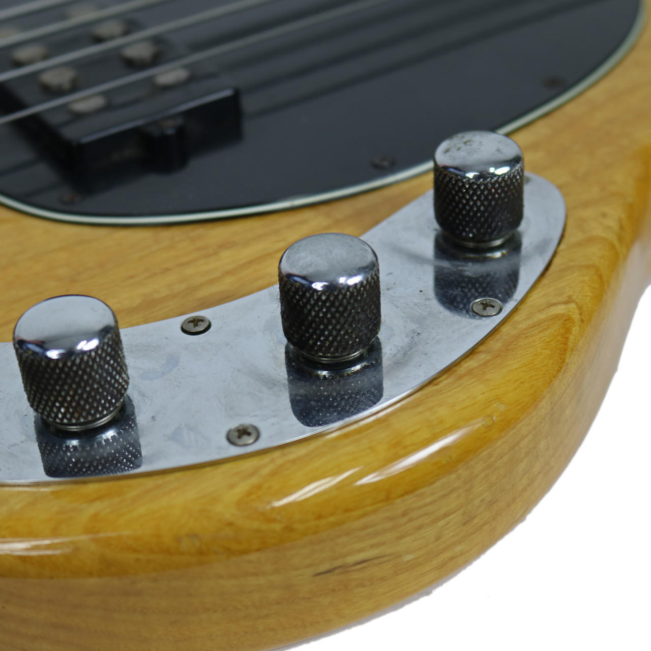 1990 Ernie Ball Music Man Stingray 4 Bass Guitar Natural Finish
