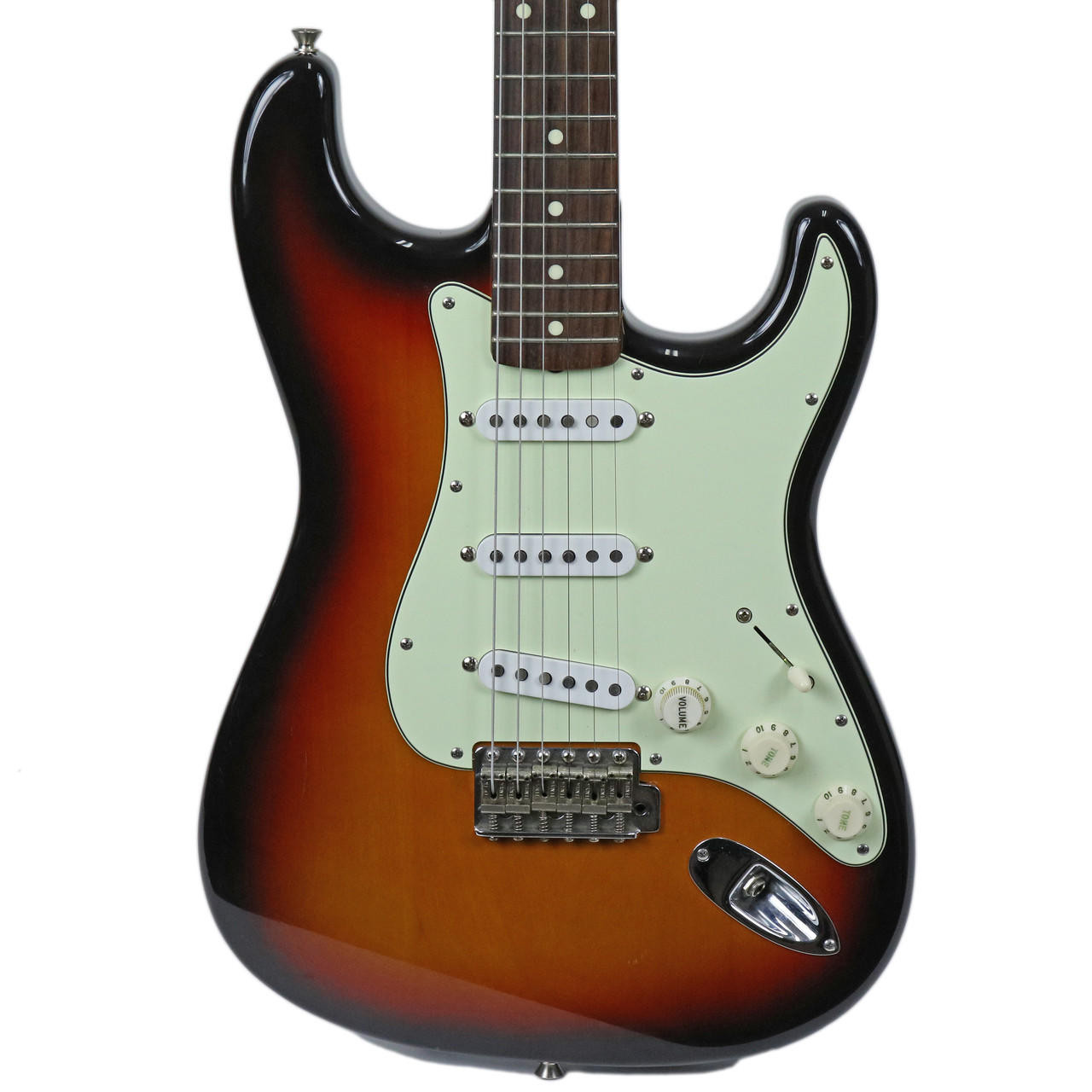 1998 Fender '62 Reissue Stratocaster Electric Guitar Sunburst Made