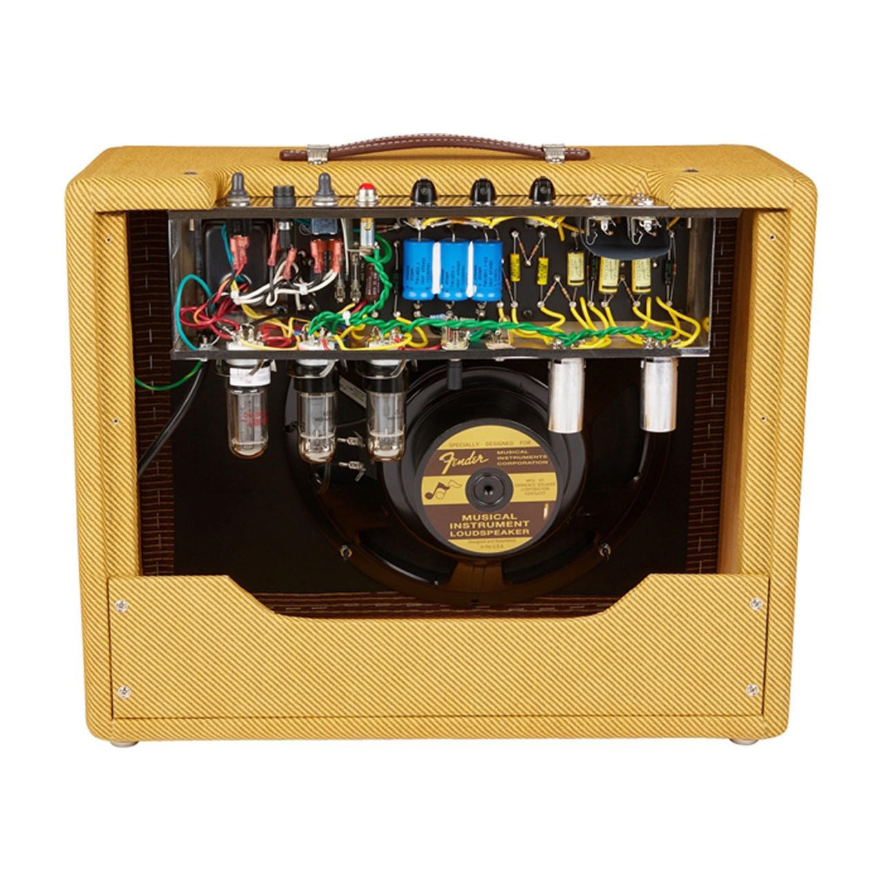 Fenderロゴ 12AX7 12AT7 中古真空管 10本セット Fender '57 Custom Deluxe 12W 1x12 Tube Combo Amp | Cream City Music
