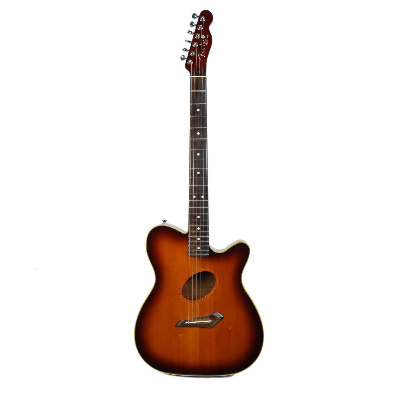 1990's Fender Telecoustic Acoustic Electric Guitar Sunburst Finish