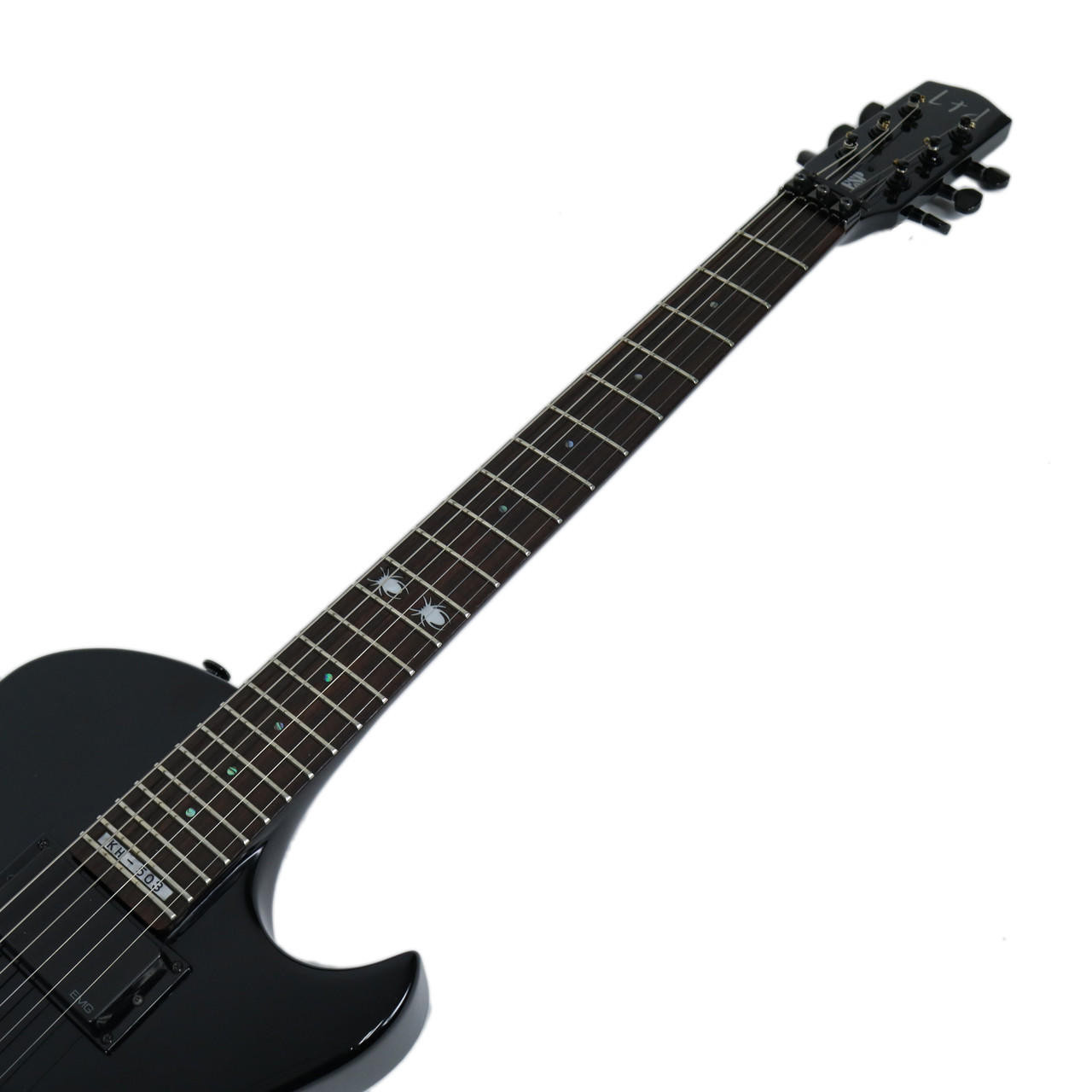 2002 ESP LTD KH-503 Kirk Hammett Signature Black Finish | Cream