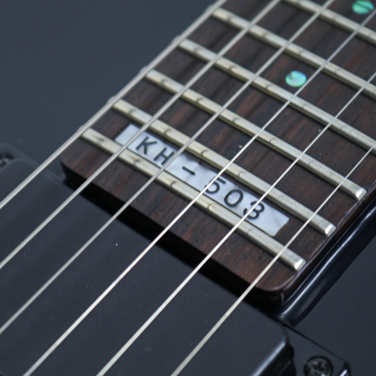 2002 ESP LTD KH-503 Kirk Hammett Signature Black Finish | Cream