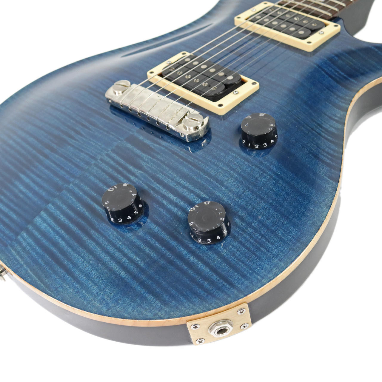 1997 PRS Paul Reed Smith Custom 22 Ten Top Transparent Blue Finish