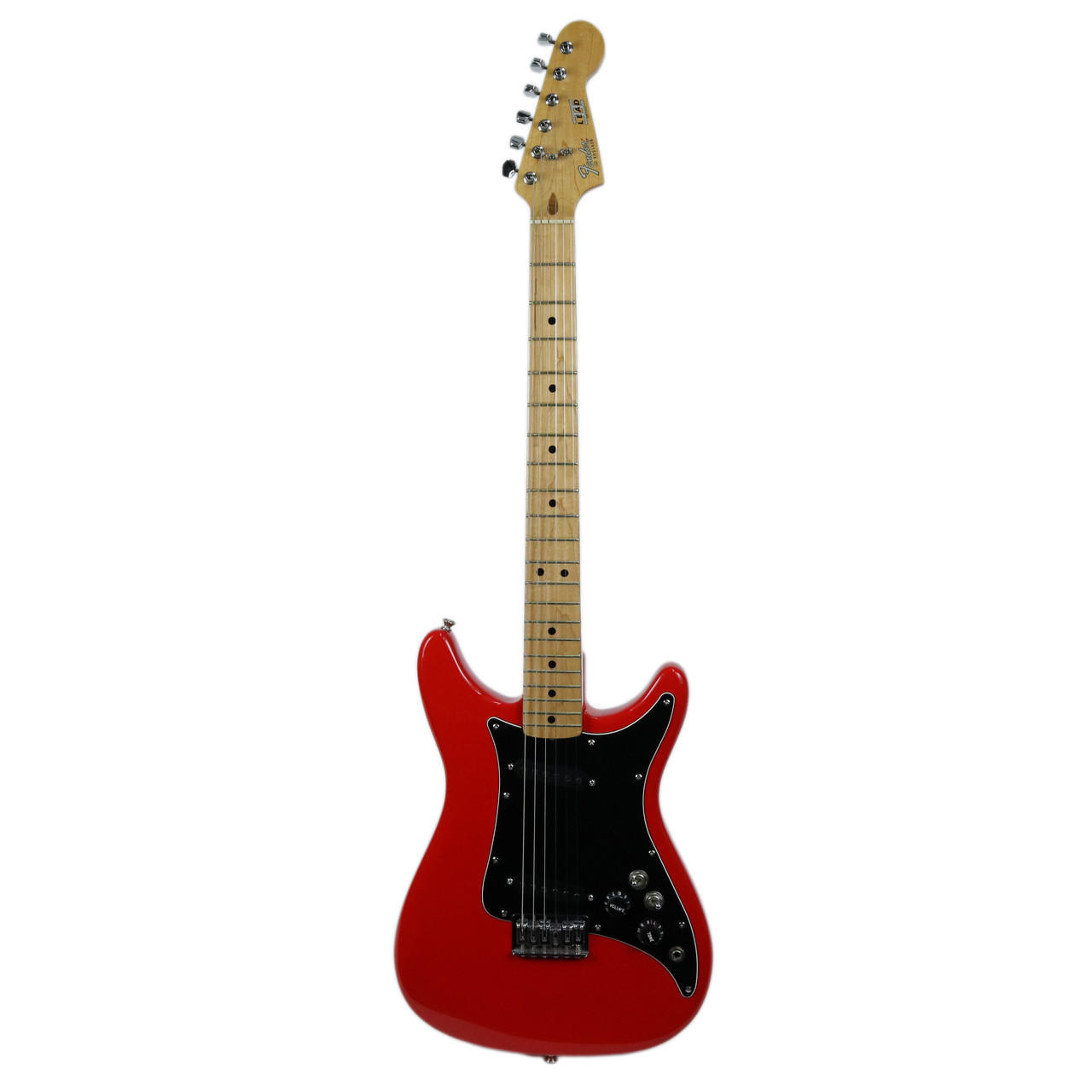 Vintage 1980 Fender Lead II Electric Guitar Red Finish | Cream