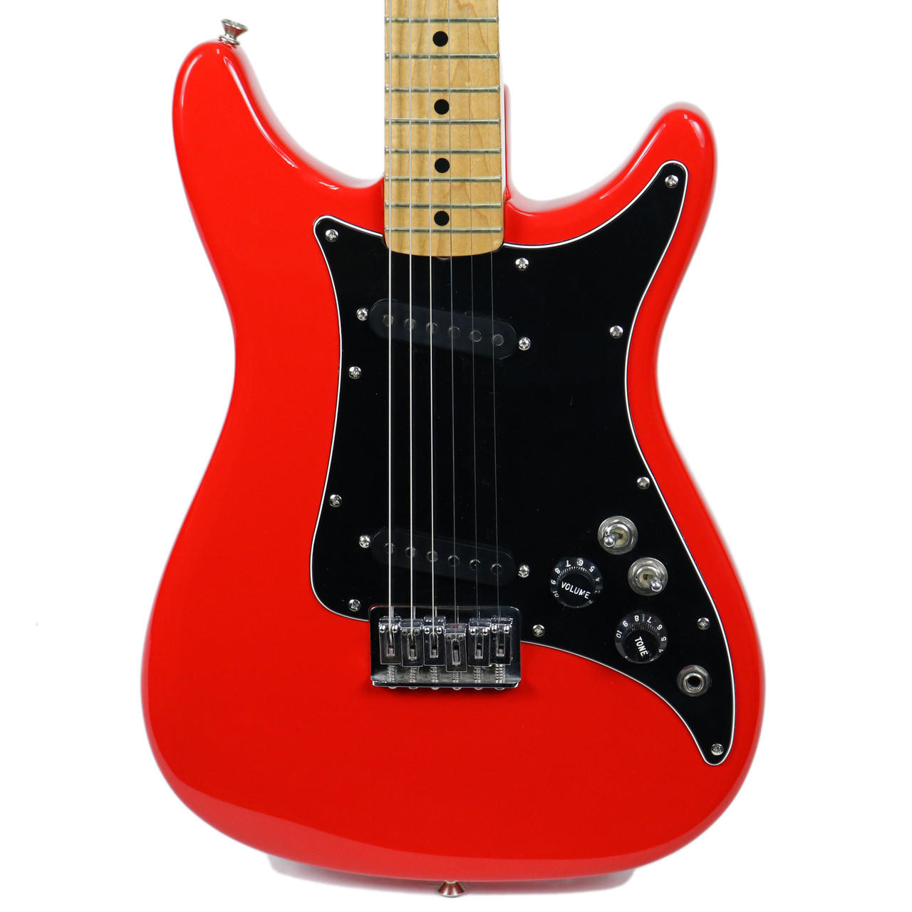 Vintage 1980 Fender Lead II Electric Guitar Red Finish | Cream