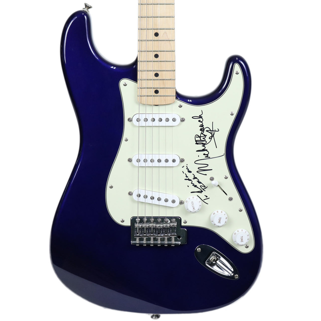 2001 Fender Standard Stratocaster Midnight Blue Finish | Cream