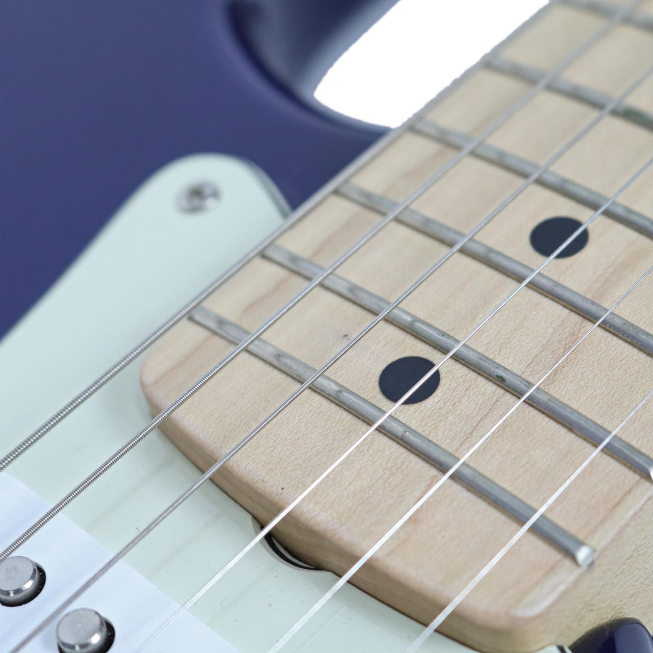 2001 Fender Standard Stratocaster Midnight Blue Finish | Cream