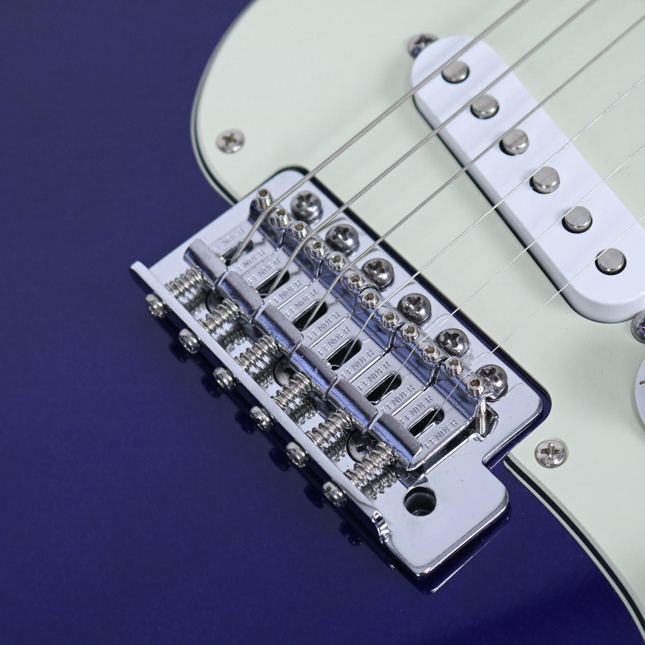 2001 Fender Standard Stratocaster Midnight Blue Finish | Cream