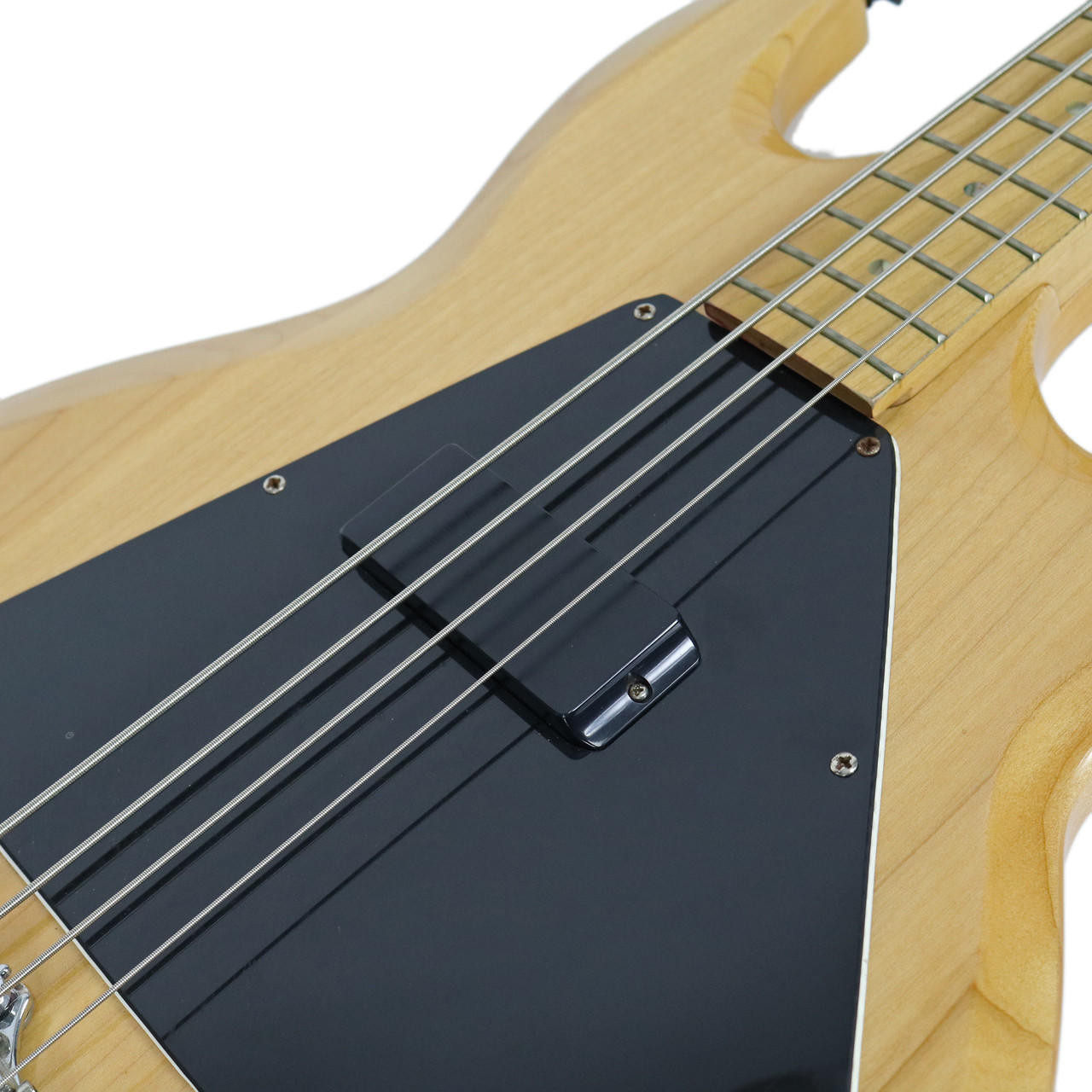 1998 Epiphone Ripper Electric Bass Guitar Natural Finish | Cream
