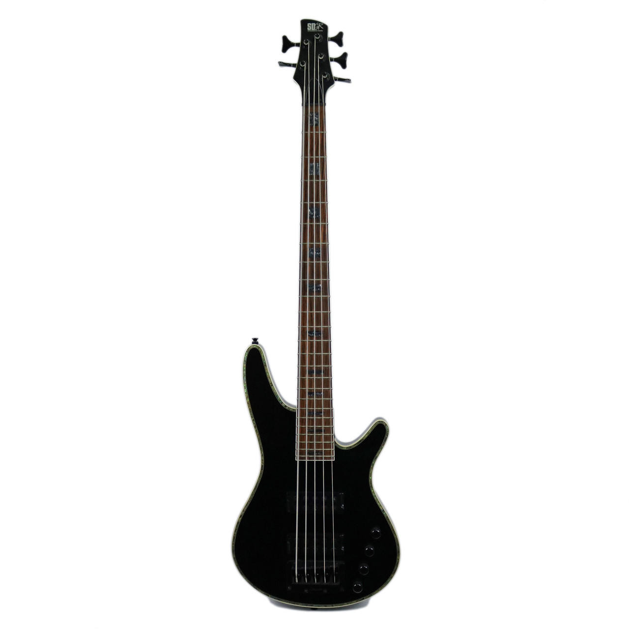 Used Ibanez Sound Gear SDGR 5-String Electric Bass Black Sparkle