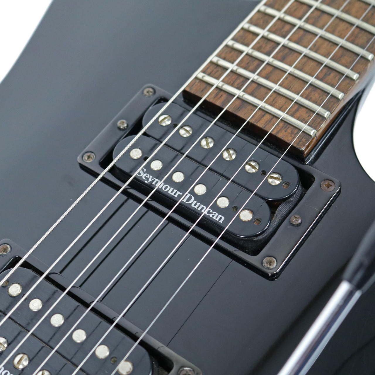 Late 90's Fender Showmaster Set Neck HH Stratocaster Black Finish