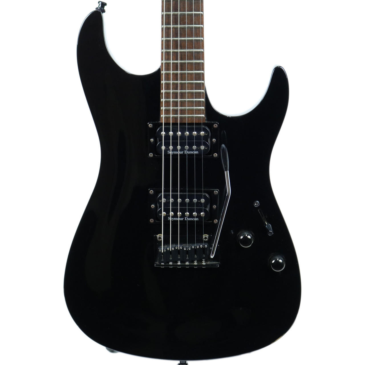 Late 90's Fender Showmaster Set Neck HH Stratocaster Black Finish