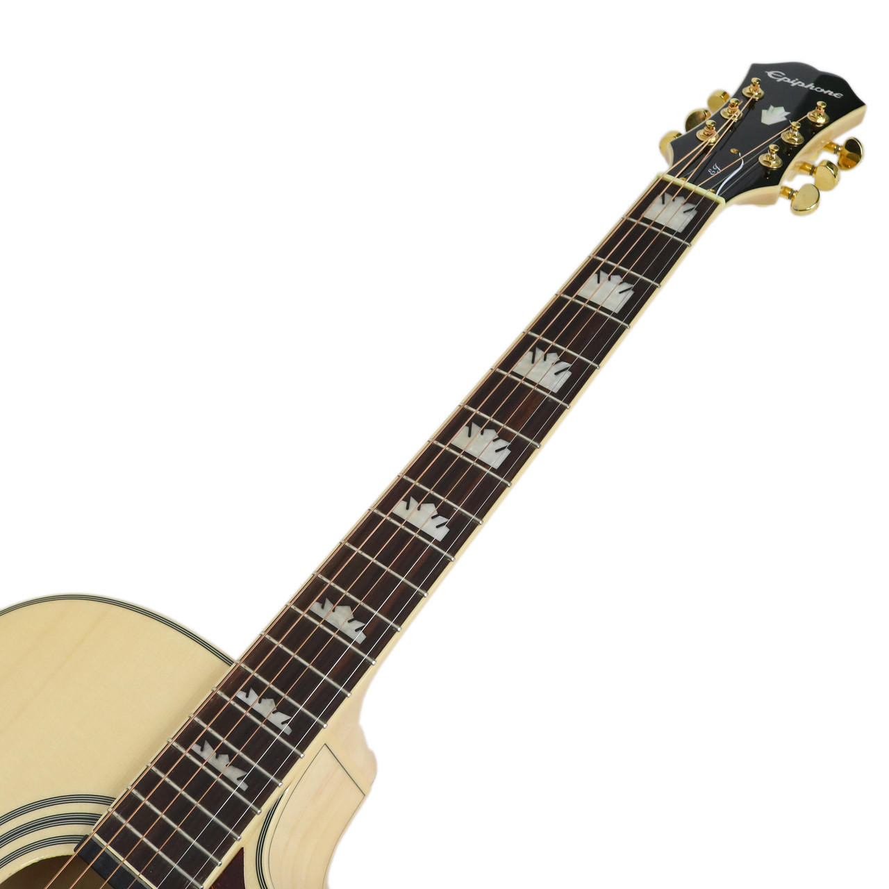 2014 Epiphone EJ-200ce Jumbo Acoustic Electric Guitar Natural