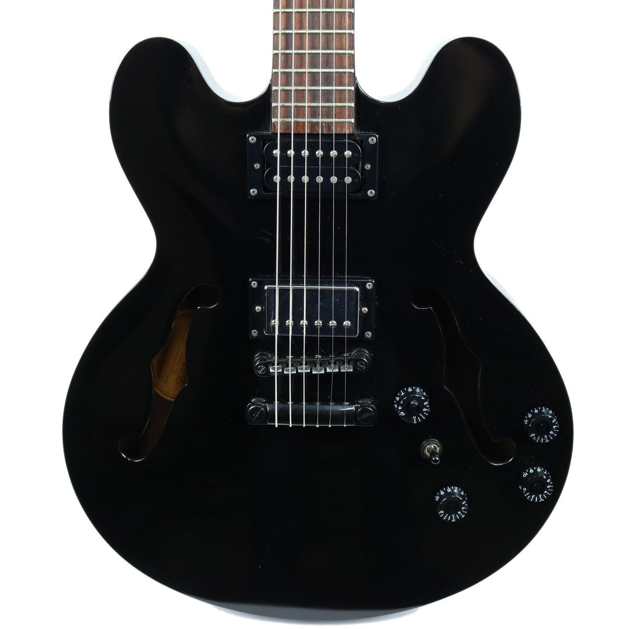 2005 Epiphone Dot Studio Semi-Hollow Body Electric Guitar Black