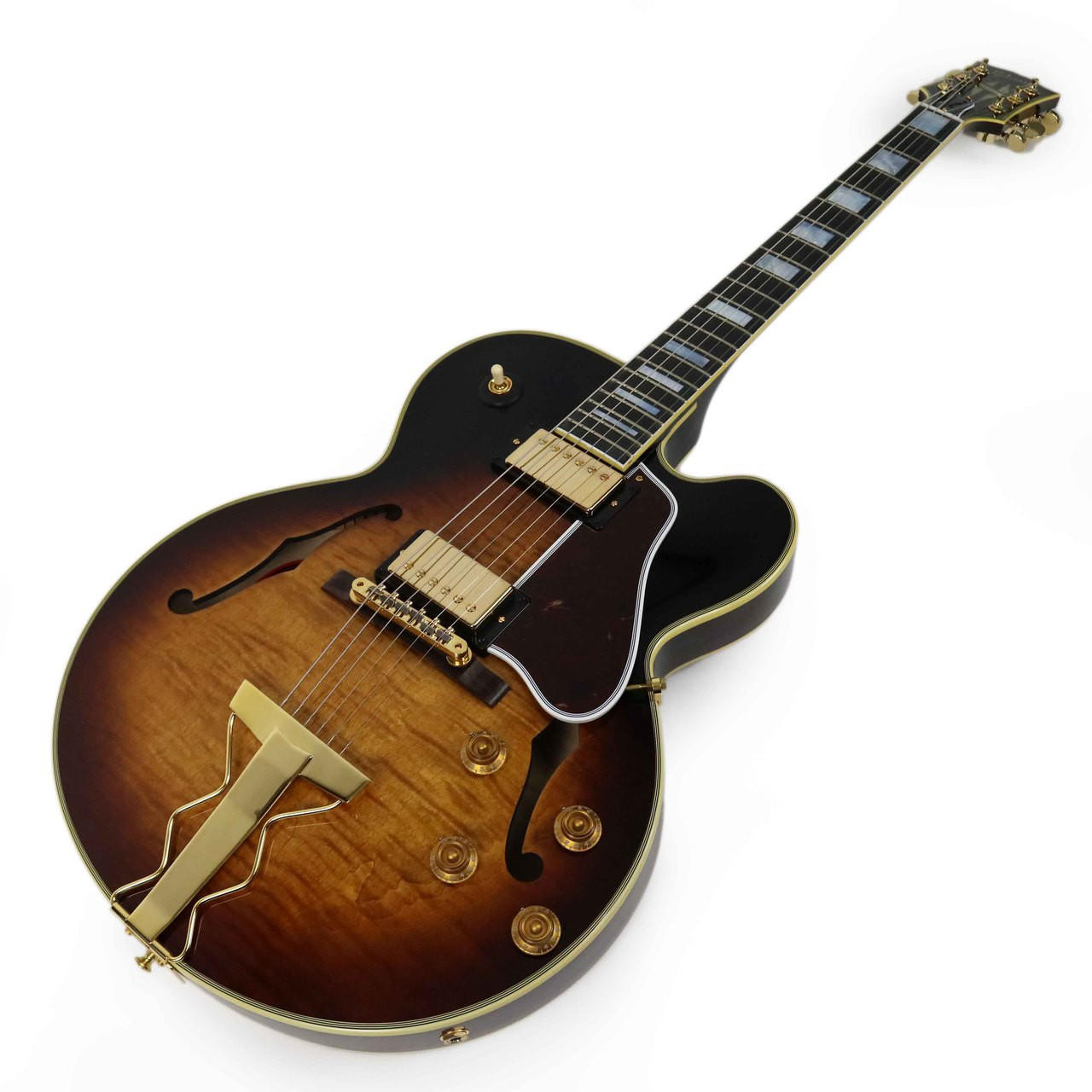 Used Gibson ES-275 Figured Hollow Body in Montreux Burst | Cream