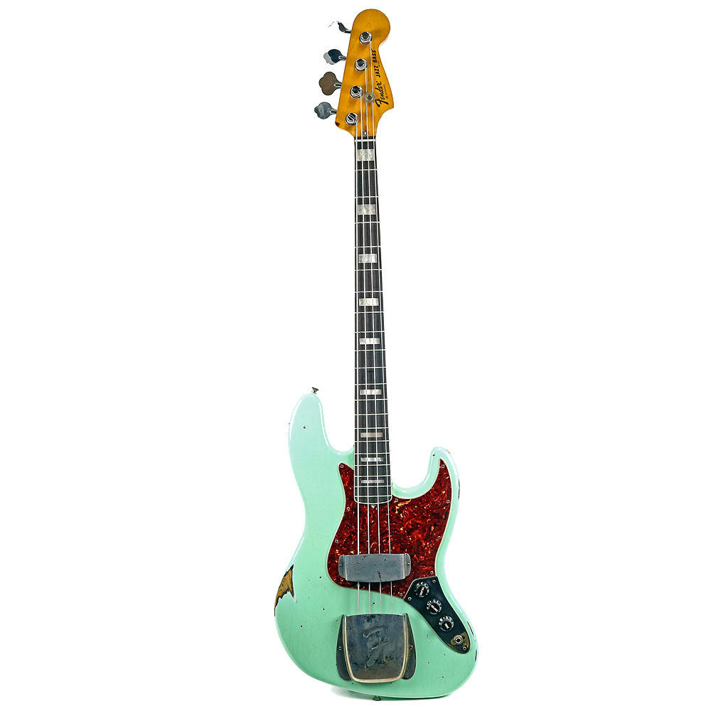 Vintage 1978 Fender Jazz Bass Refinished Sea Foam Green | Cream