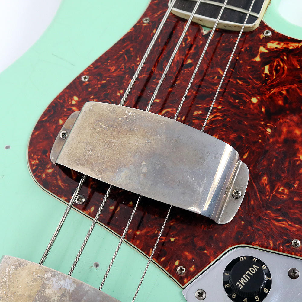 Vintage 1978 Fender Jazz Bass Refinished Sea Foam Green | Cream