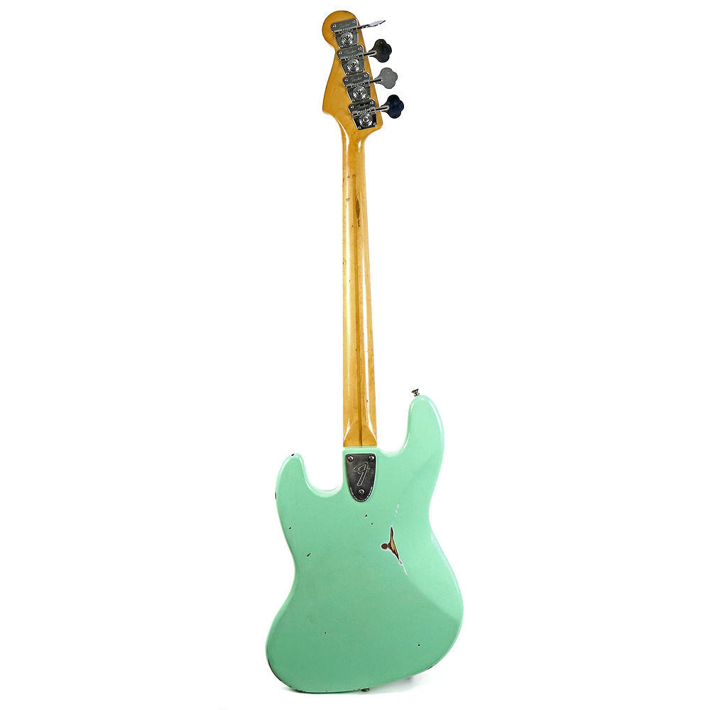 Vintage 1978 Fender Jazz Bass Refinished Sea Foam Green | Cream