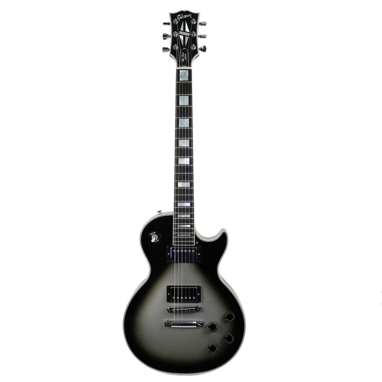 2007 Gibson Les Paul Custom Electric Guitar Silverburst Finish