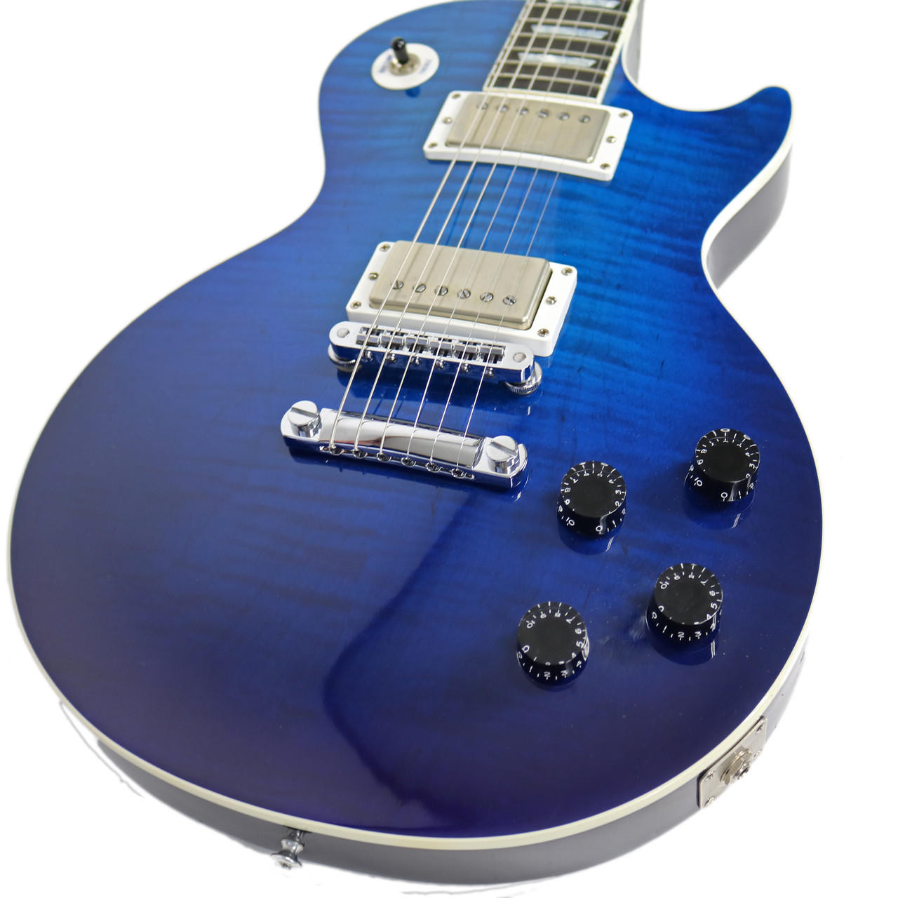 Les Gibsonロゴ メーカー不明 ブルーサンバースト Paul Les Gibsonロゴ メーカー不明 Paul 【公式通販】 ブルーサンバースト ギター