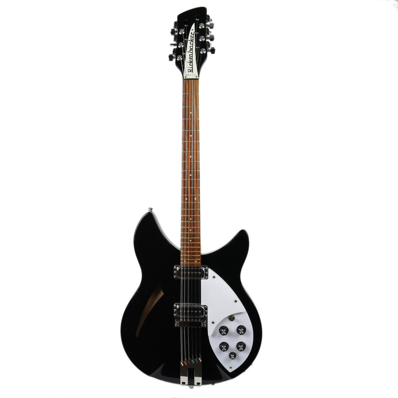 1992 Rickenbacker 330 12-String Semi-Hollow Electric Guitar Jetglo