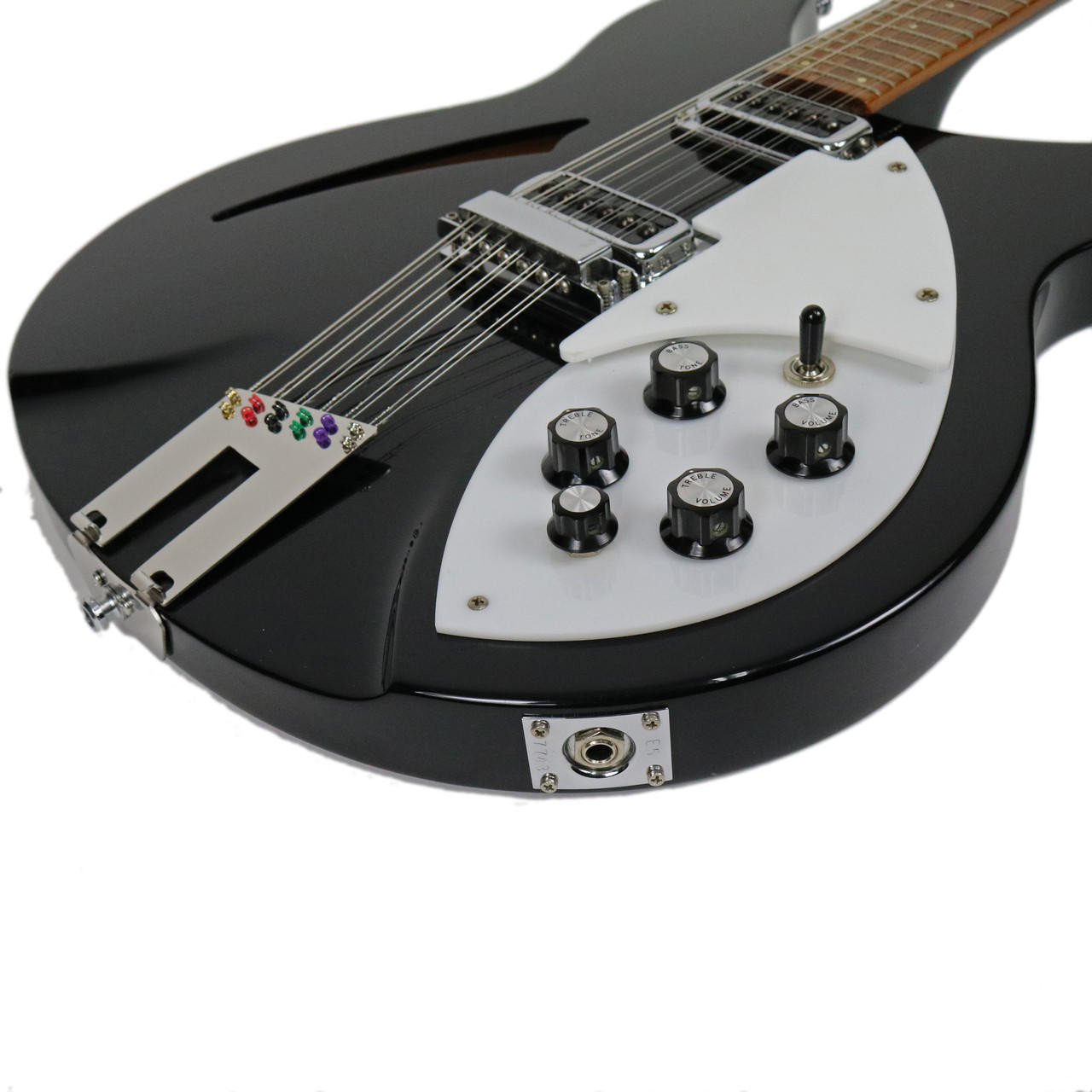 1992 Rickenbacker 330 12-String Semi-Hollow Electric Guitar Jetglo
