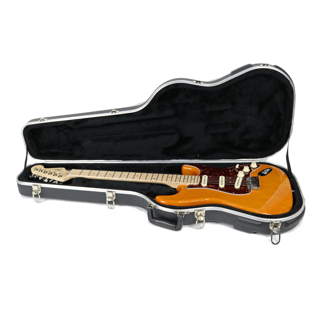 2007 Fender American Deluxe Stratocaster Electric Guitar Amber