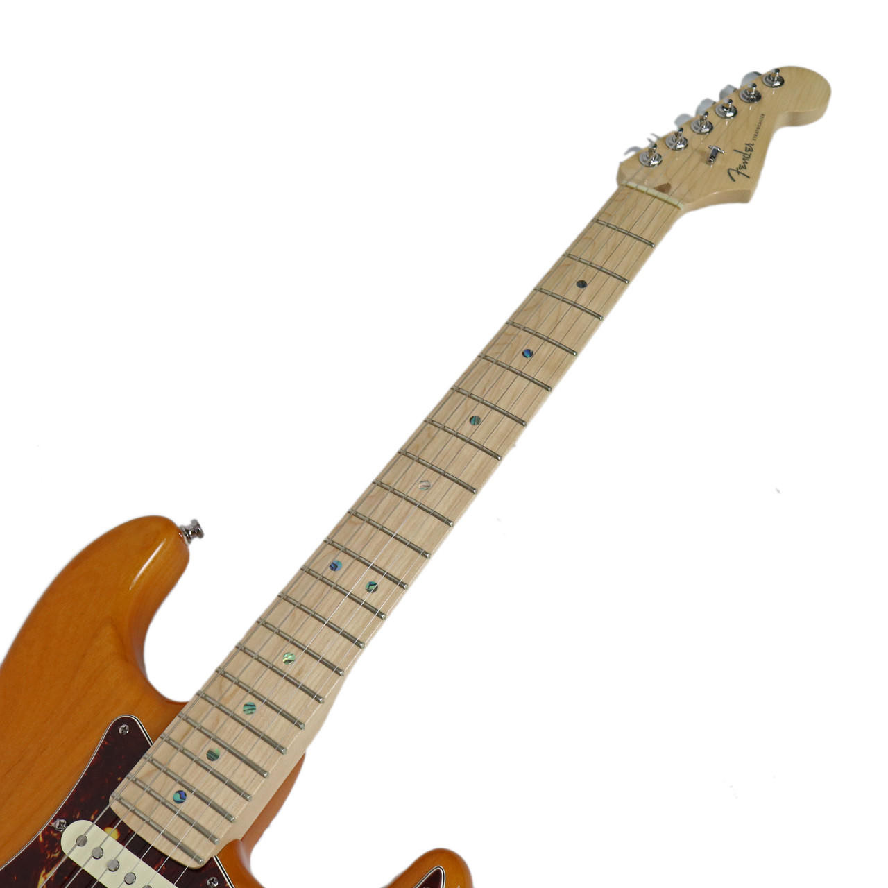 2007 Fender American Deluxe Stratocaster Electric Guitar Amber