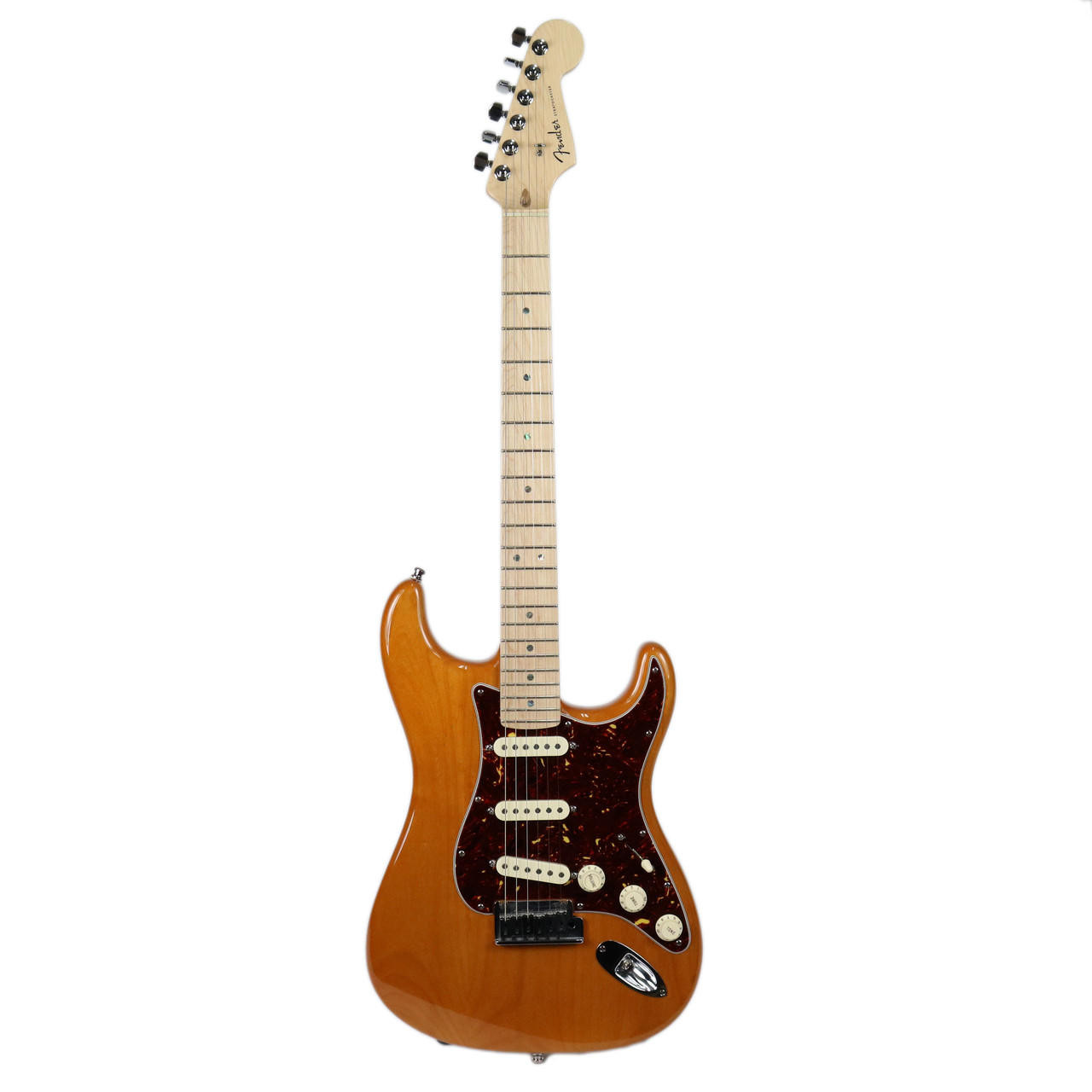 2007 Fender American Deluxe Stratocaster Electric Guitar Amber