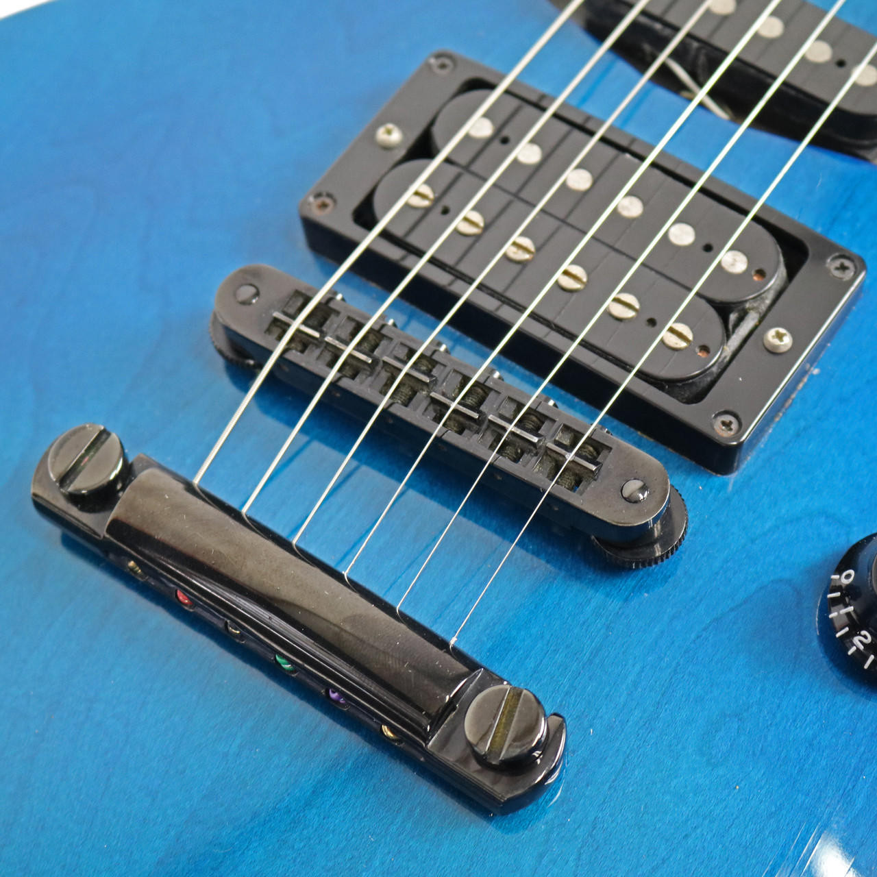 1992 Gibson Les Paul Studio Lite M-III HSH Translucent Blue Finish