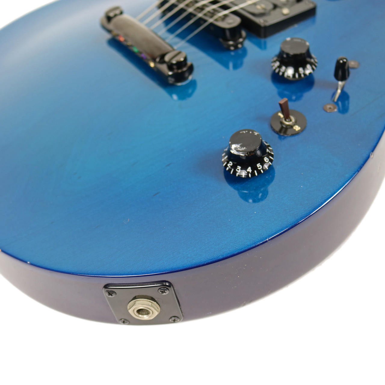 1992 Gibson Les Paul Studio Lite M-III HSH Translucent Blue Finish
