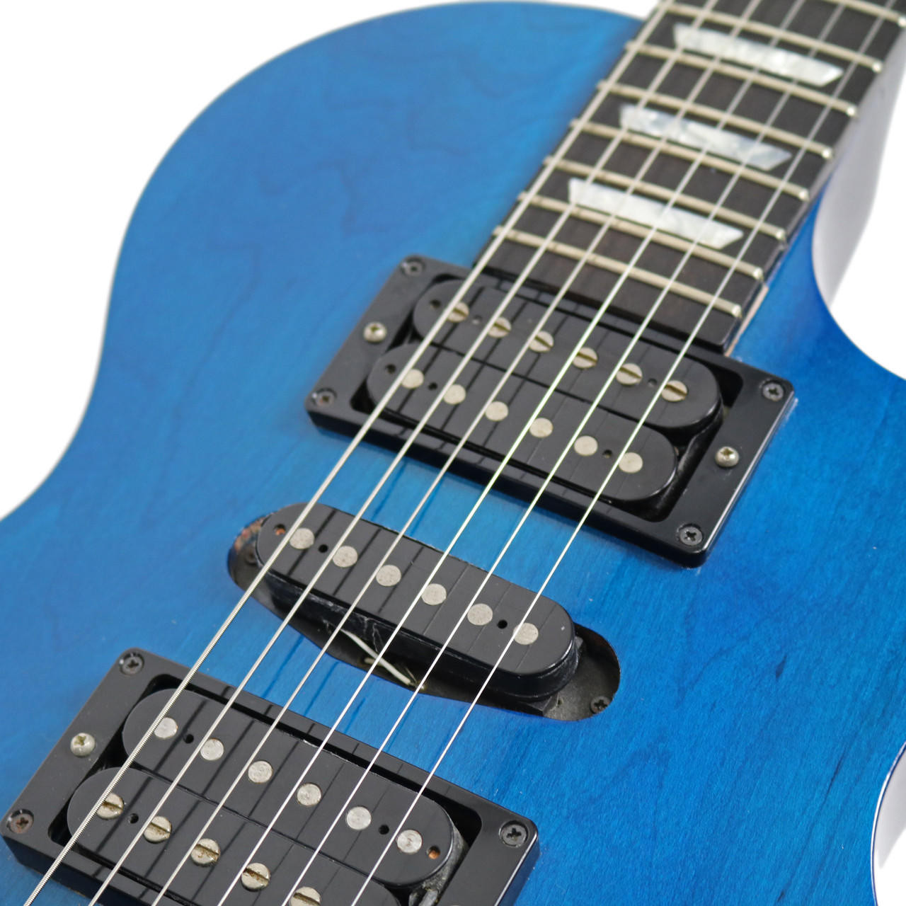 1992 Gibson Les Paul Studio Lite M-III HSH Translucent Blue Finish