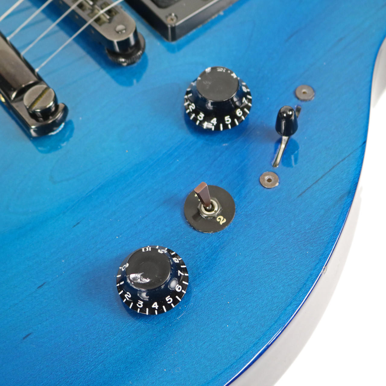 1992 Gibson Les Paul Studio Lite M-III HSH Translucent Blue Finish