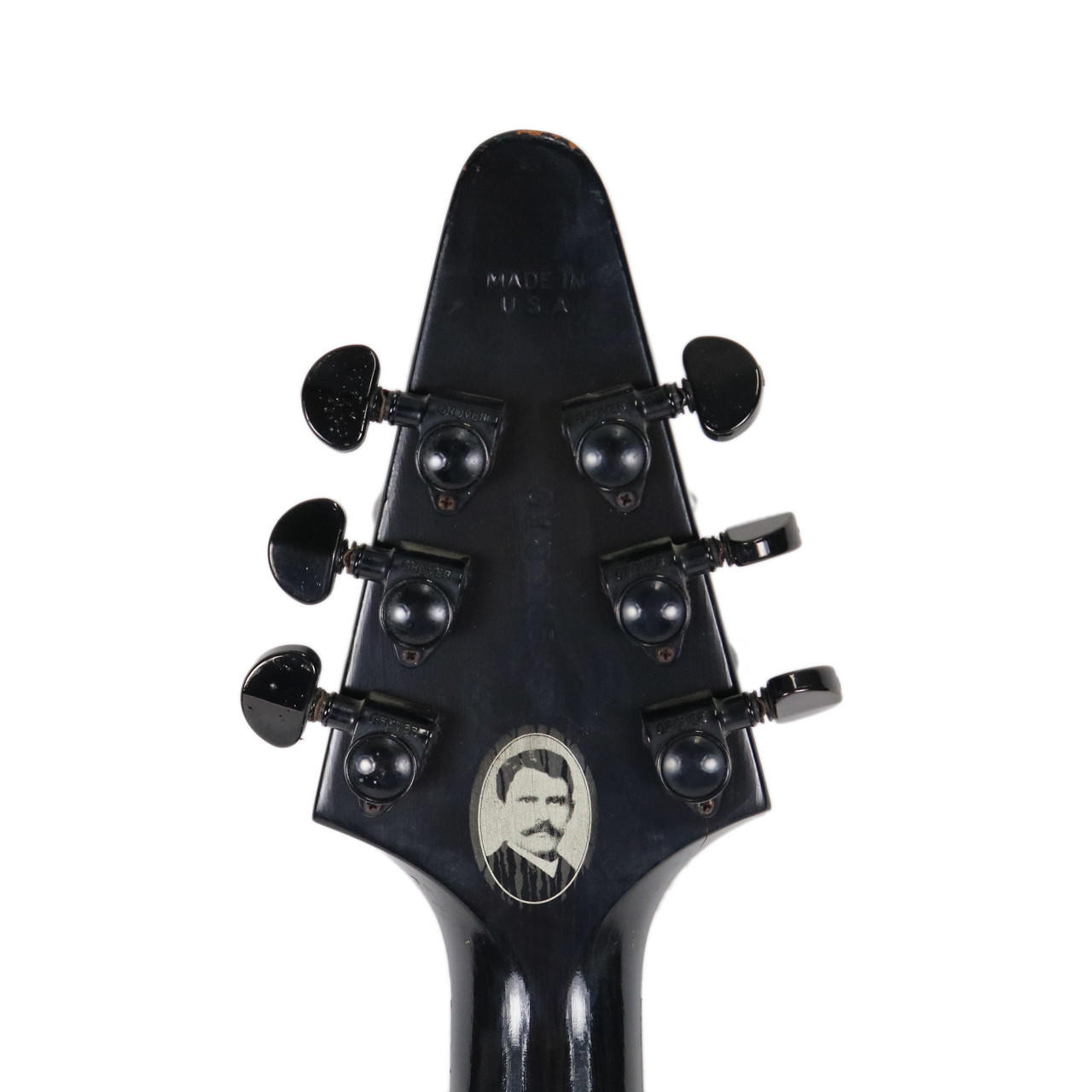 2001 Gibson Gothic Flying V Electric Guitar Black Finish | Cream