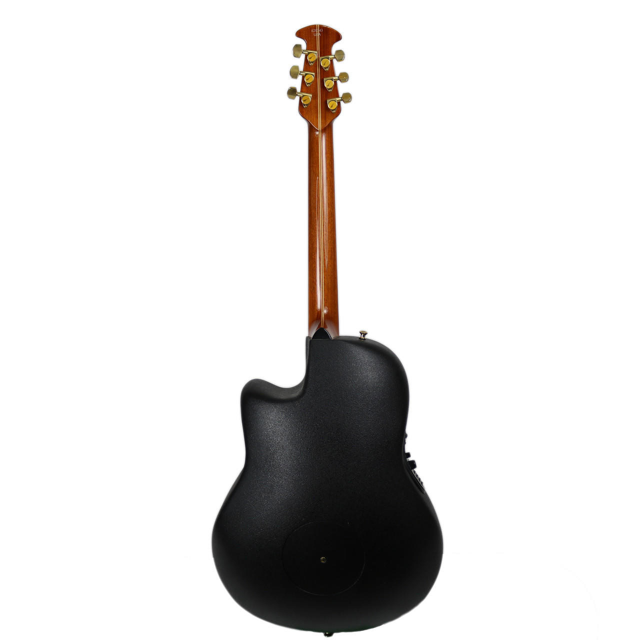2009 Ovation Elite 1778LX Acoustic Electric Guitar Black Finish