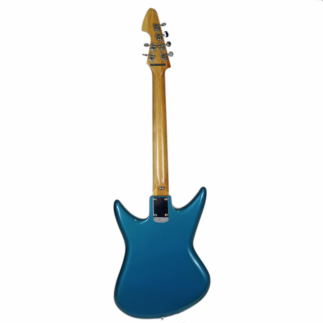 Vintage 1960's Teisco Del Rey ET-312 Electric Guitar Teal Blue