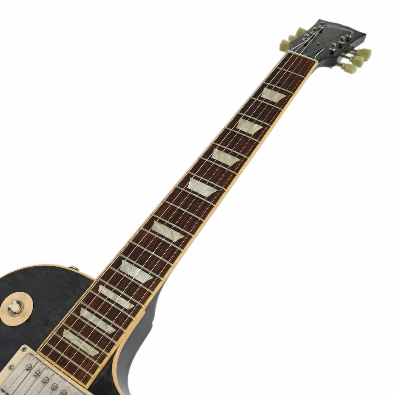 Gibson Les Paul standard DC(NT) 2006年製 2006 Gibson Les Paul Standard Electric Guitar Charcoal Flame