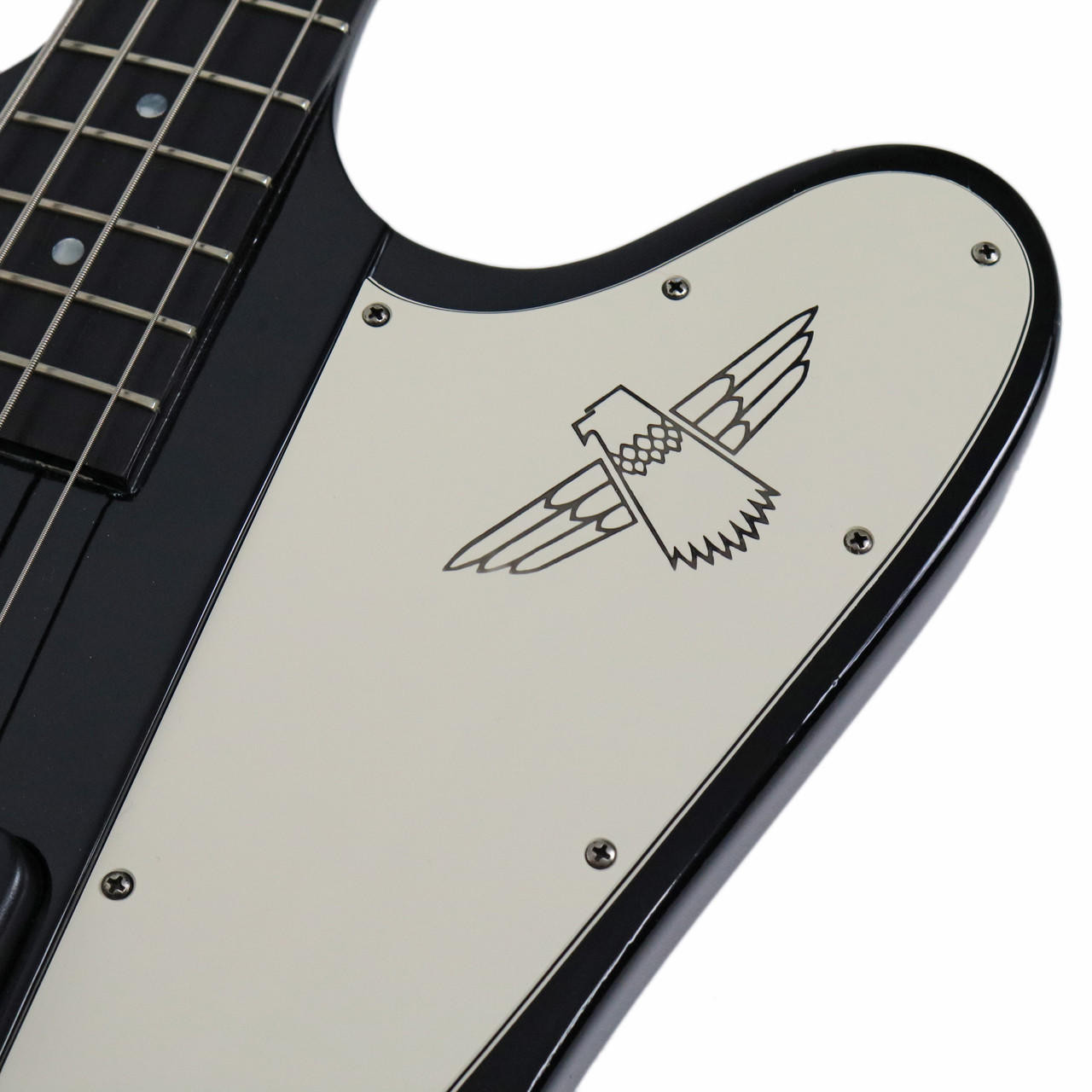 2002 Gibson Thunderbird IV Electric Bass Black Finish | Cream City