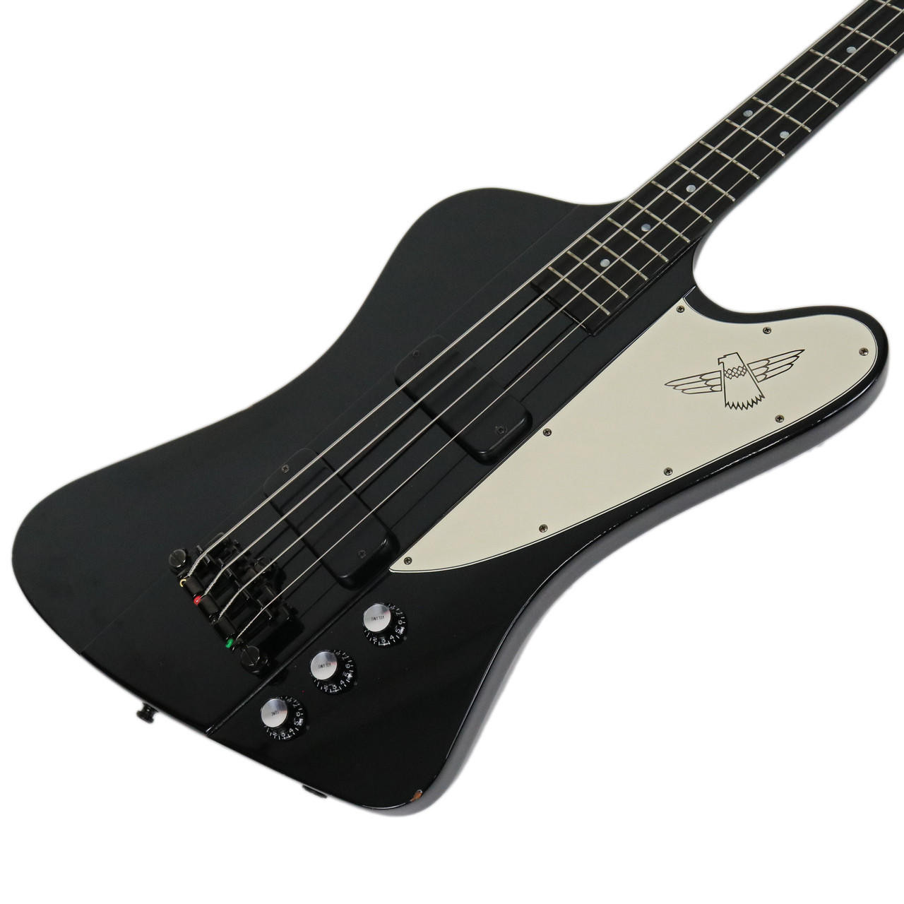 2002 Gibson Thunderbird IV Electric Bass Black Finish | Cream City