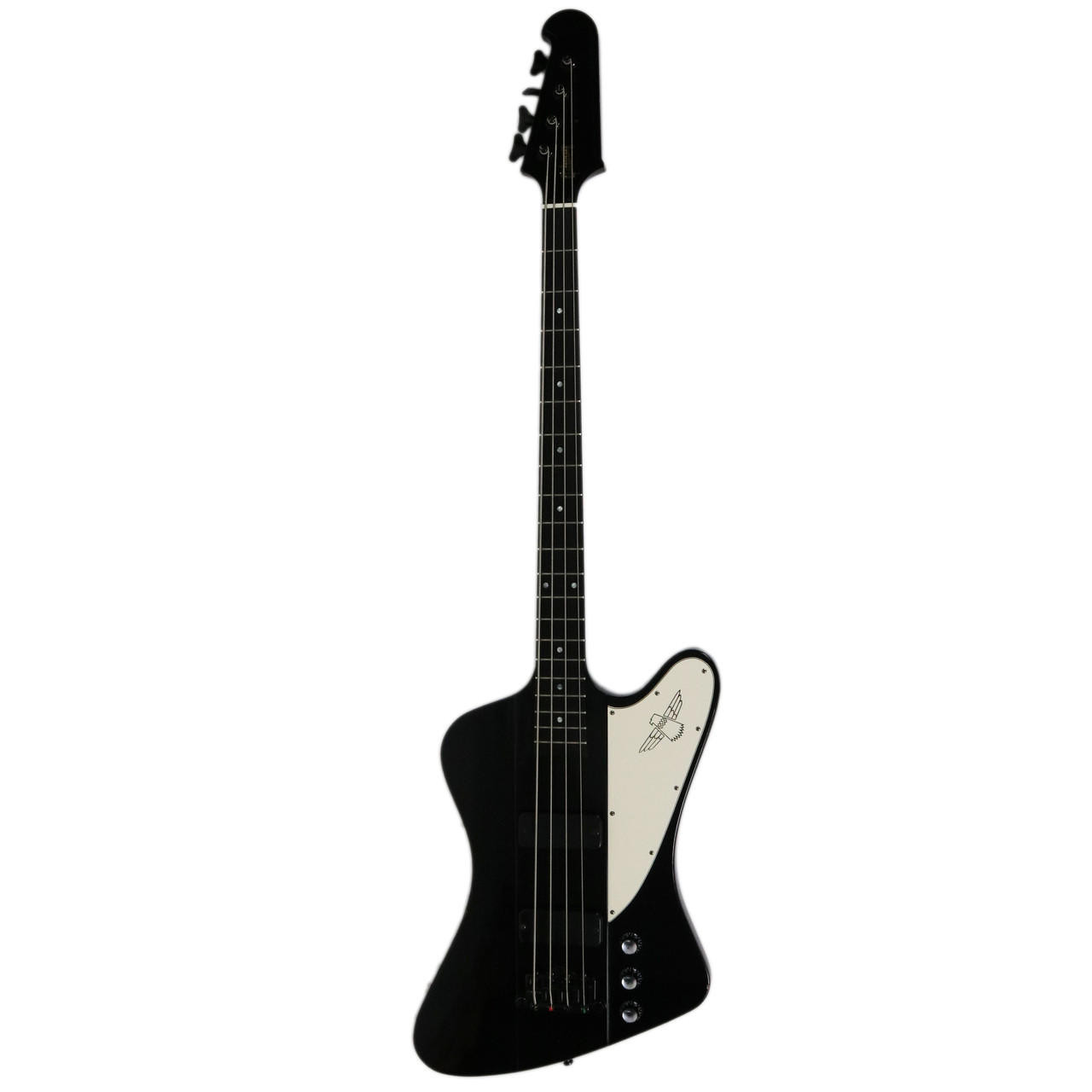 2002 Gibson Thunderbird IV Electric Bass Black Finish | Cream City