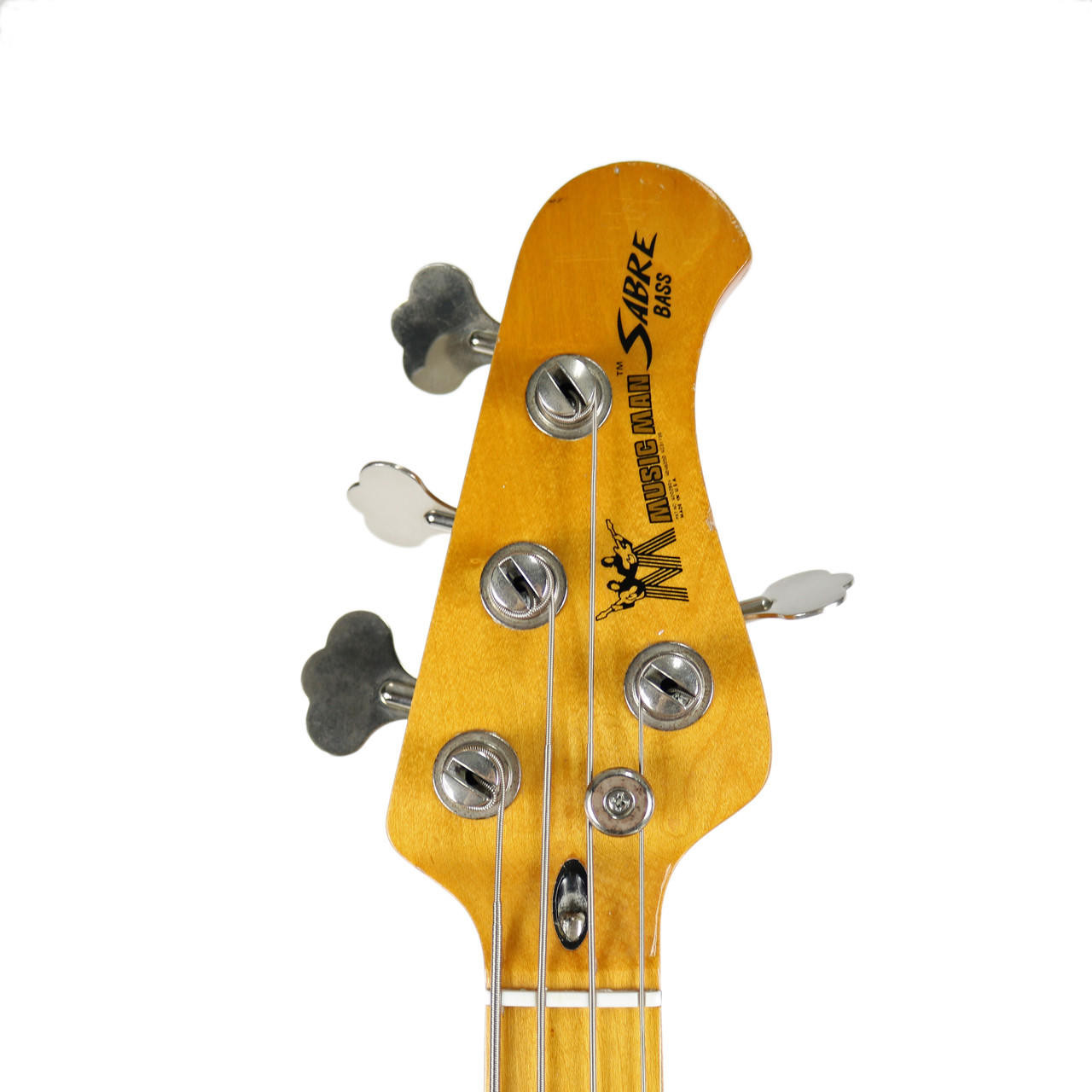 Vintage 1979 Music Man Sabre Electric Bass Natural Finish | Cream Vintage 1979 Music Man Sabre Electric Bass Natural Finish | Cream