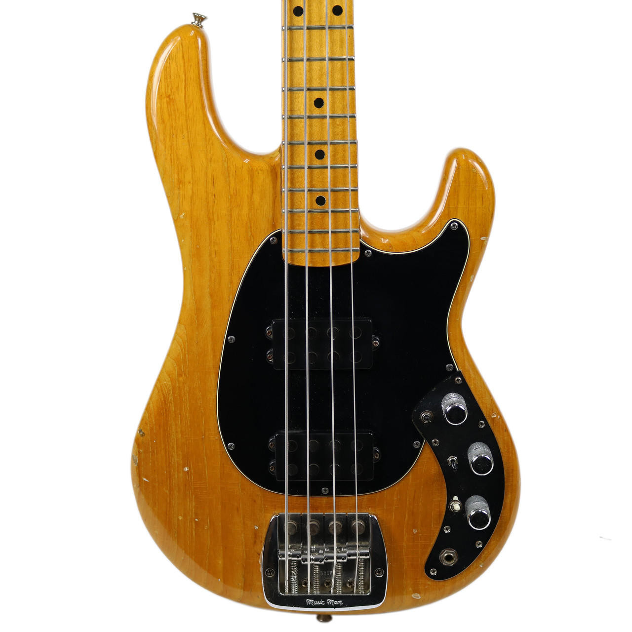 Vintage 1979 Music Man Sabre Electric Bass Natural Finish | Cream