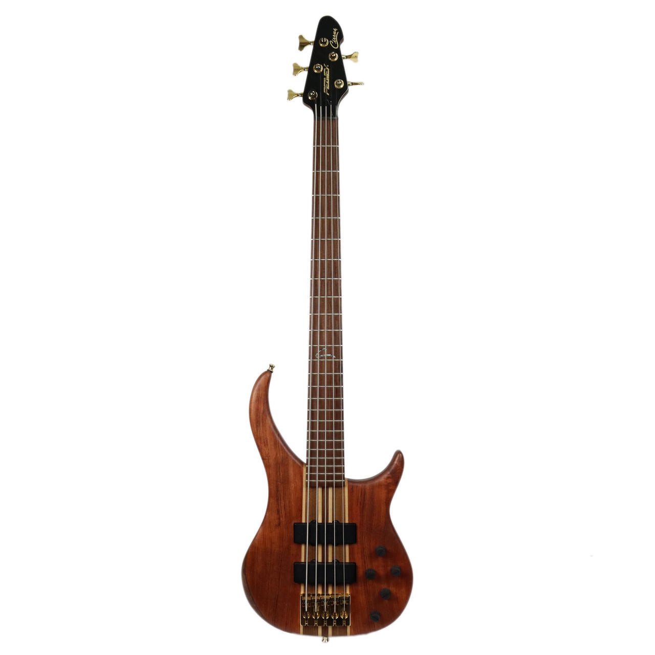2002 Peavey Cirrus 5 String Electric Bass Bubinga/Walnut | Cream