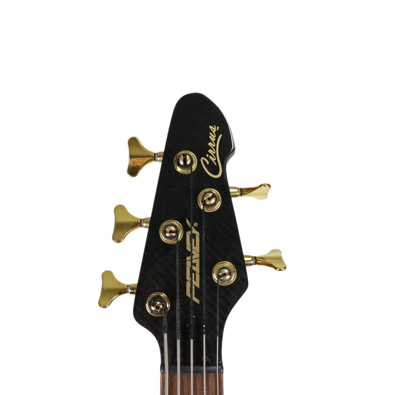 2002 Peavey Cirrus 5 String Electric Bass Bubinga/Walnut | Cream