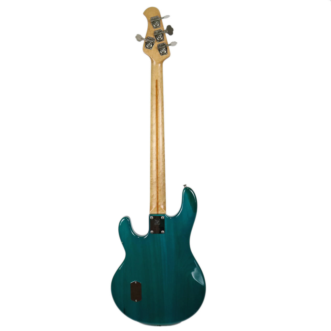 1987 Ernie Ball Music Man Stingray 4 Electric Bass Transparent