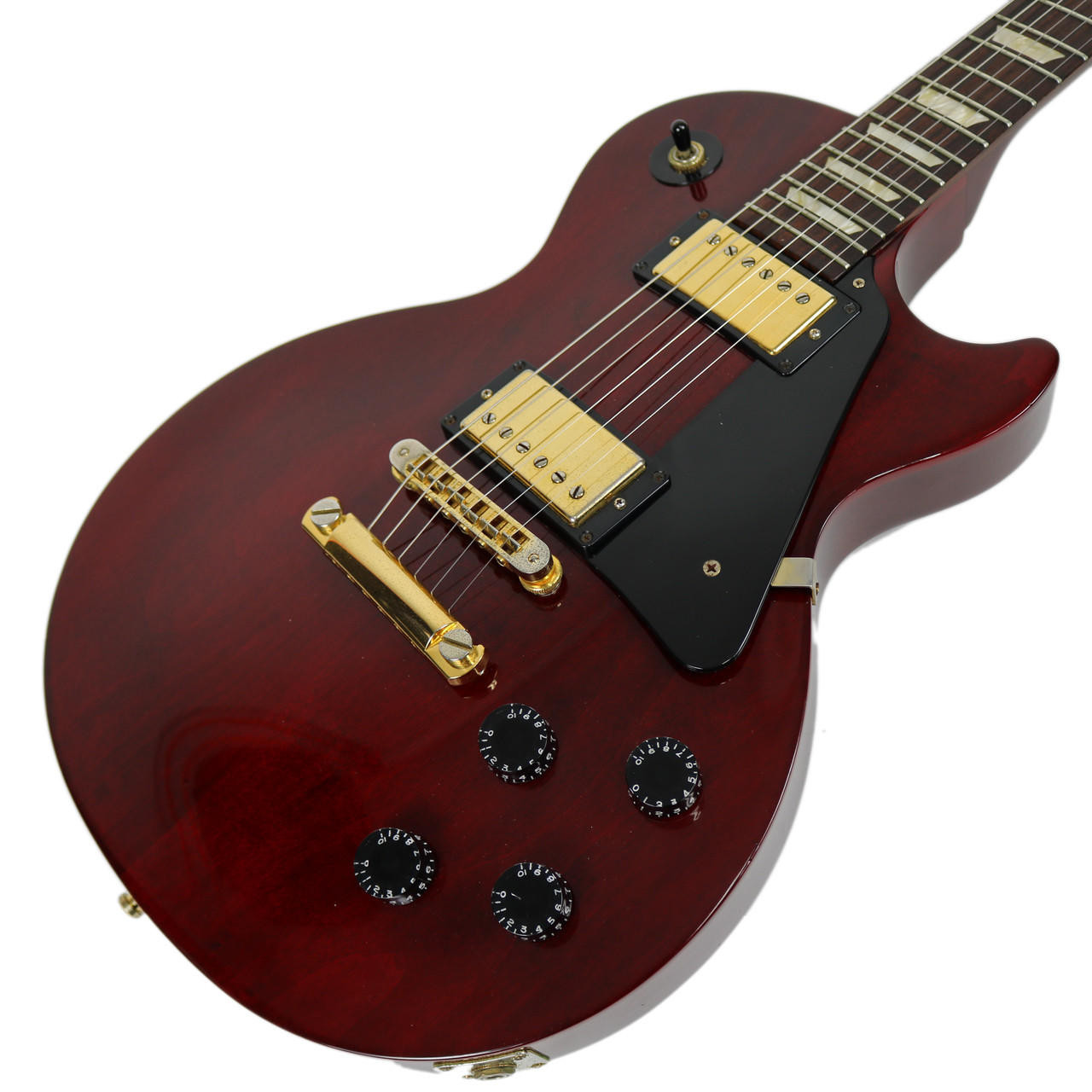 2005 Gibson Les Paul Studio Electric Guitar Wine Red Finish