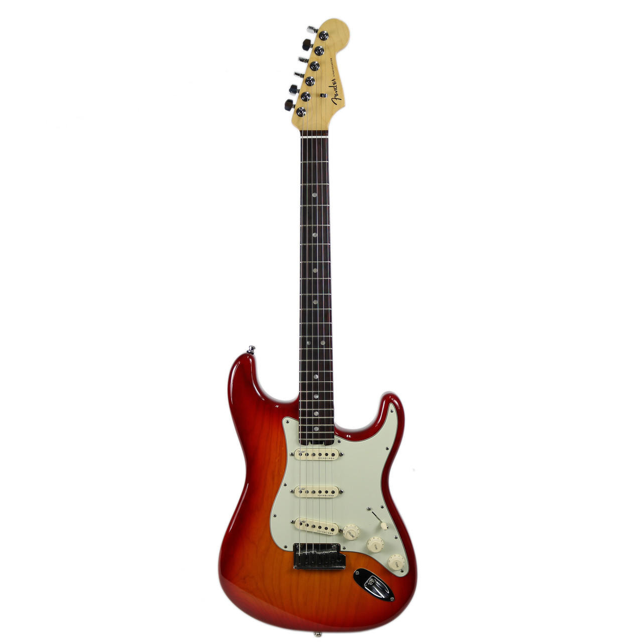 2015 Fender American Elite Stratocaster Aged Cherry Sunburst Finish