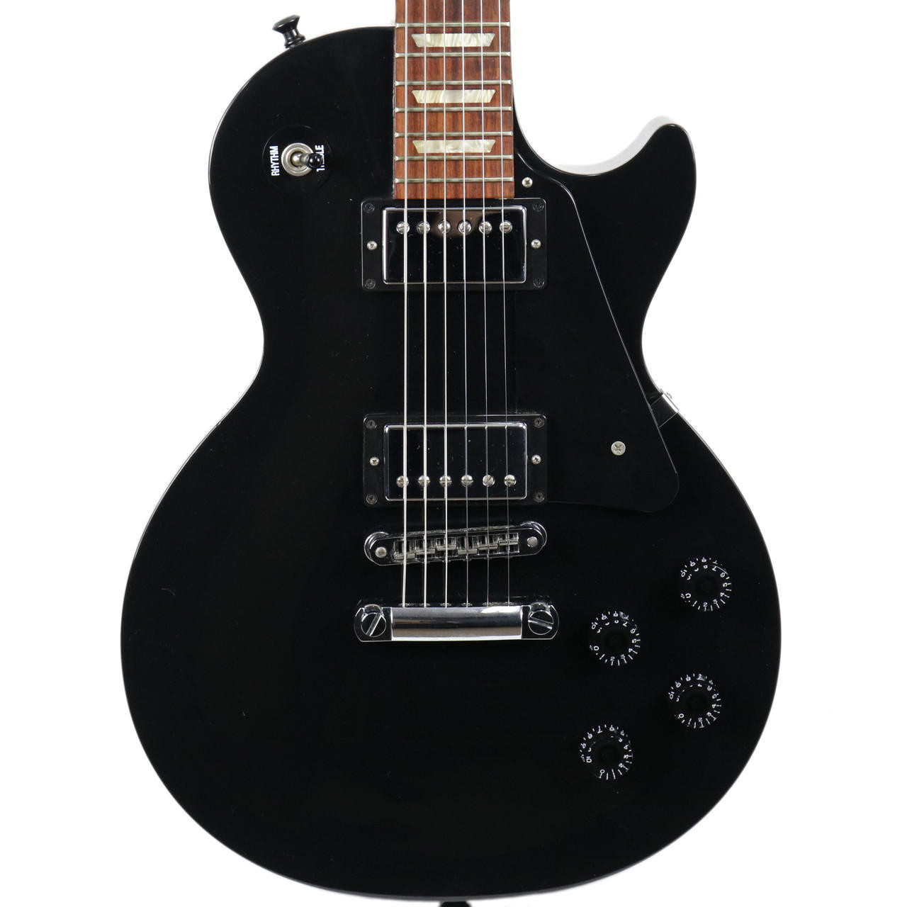 2013 Gibson Les Paul Studio Electric Guitar Ebony Finish | Cream